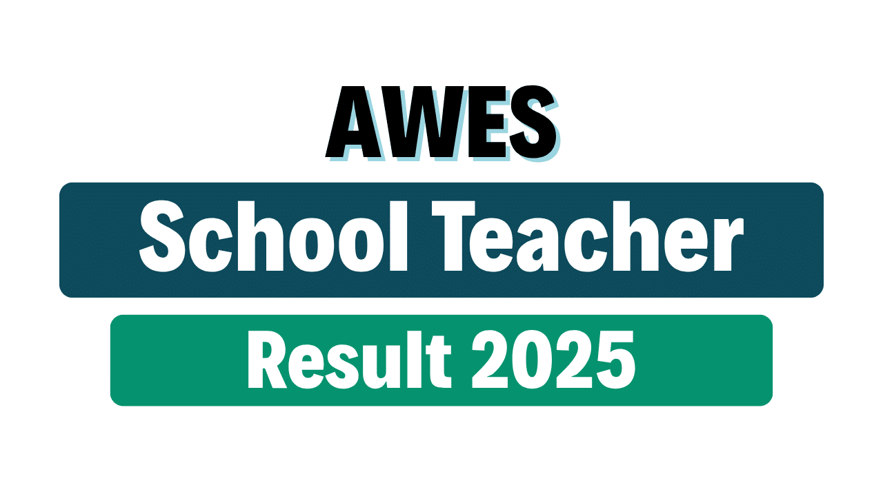 AWES Army School Teacher Result 2025