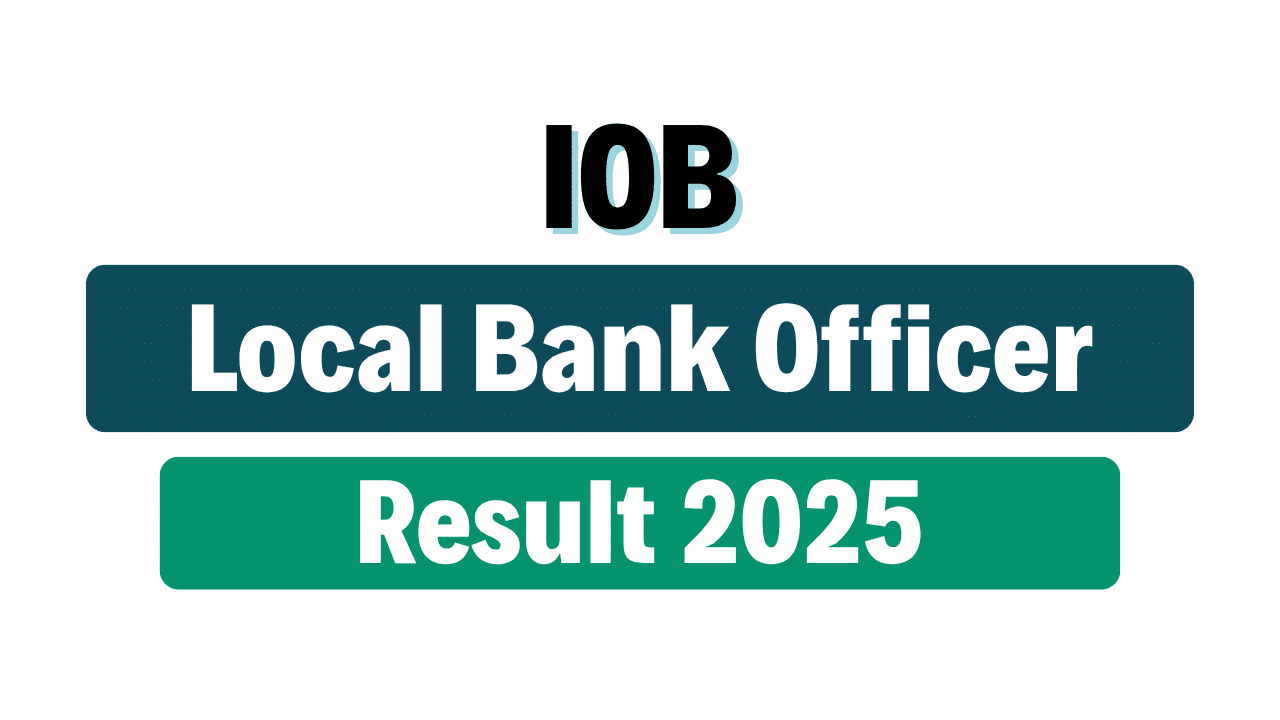 Indian Overseas Bank LBO Result 2025